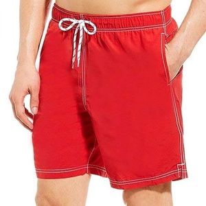 Round tree and Yorke Red Swim Shorts (Size - Small) Excellent Condition!